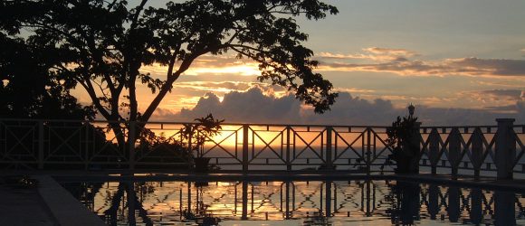 The Pool at Sunset